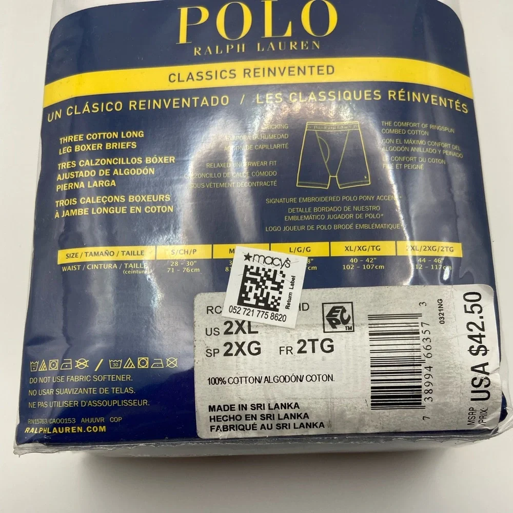 (2pc) Ralph Lauren Boxer Briefs - Picture 4 of 4